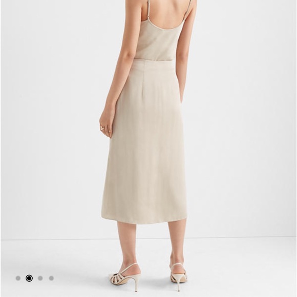 Club Monaco Midi Wrap Skirt - Picture 2 of 5